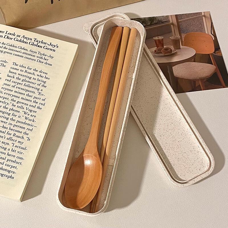 Zhaoran Wooden Chopsticks and Spoon Set