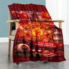 Manchester Customize Text Blanket Lightweight Customizable Blanket Durable Comfort for Office Chair Chair Bedding Sofa for All Occasions
