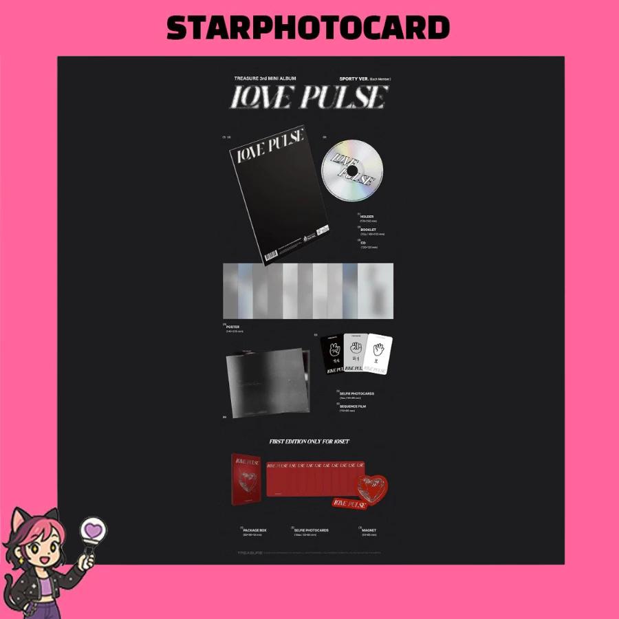 [READY STOCK] TREASURE 3rd Mini Album [LOVE PULSE]