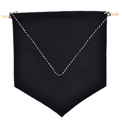 Broche murale suspendue en coton blanc nordique, porte-Badge, bannière d'affichage, drapeau