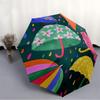 1pc Umbrellas Raindrops Automatic Open/Close Umbrella, Portable Folding Umbrella for Travel, Themed Events090
