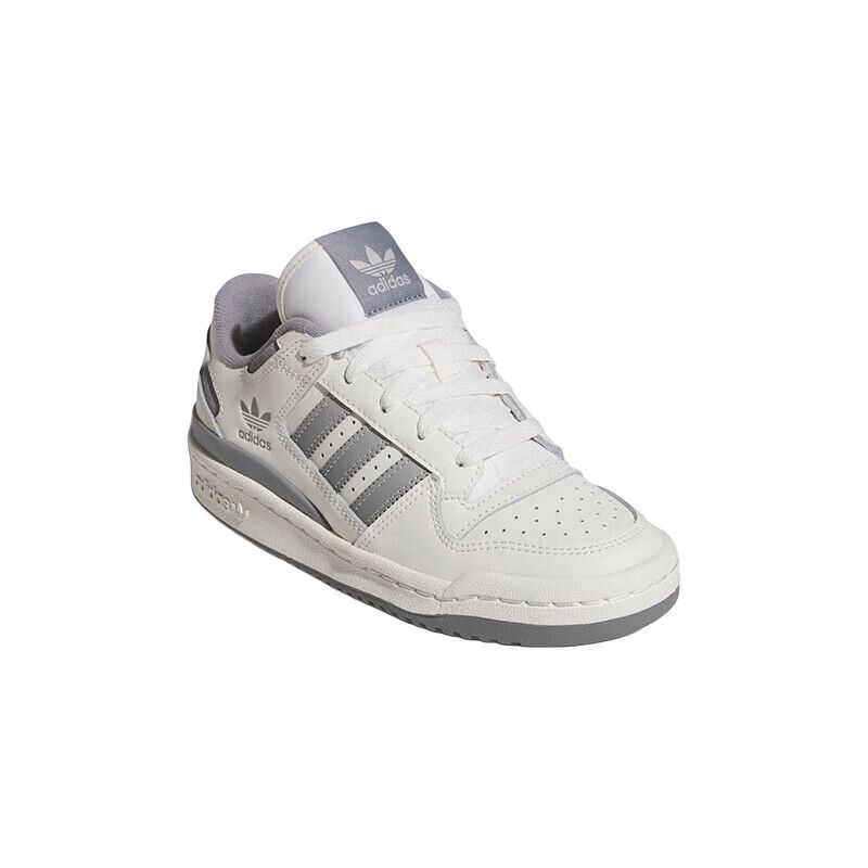 Adidas Forum Low CL J White Grey Kids Sneakers Cloud-White Grey-Three Grey-Two JI0405