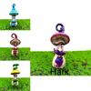 Colorful Resin Mushroom Gnome Figurine Cheerful Christmas Decor For Home Ambiance