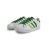 Adidas Originals SUPERSTAR Leather Slip Resistant Low top Skateboard Shoes Unisex White Green EG4958(Team183-)