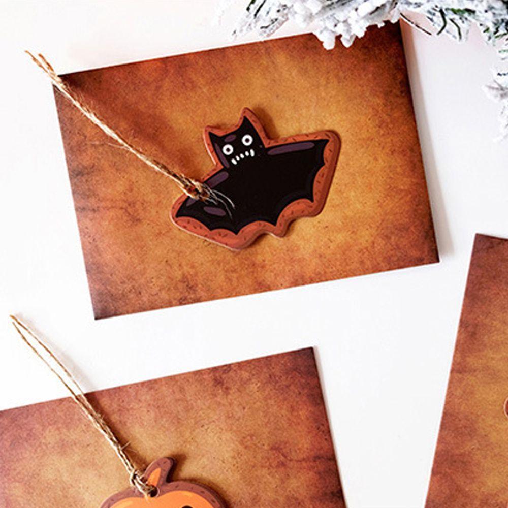 50 ks DIY Dárkové Halloweenské Jmenovky Papírové Halloweenské Papírové Kartičky Halloweenská Párty Dekorace