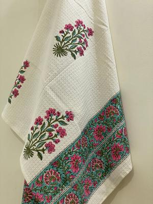 Blockprint Soft Cotton Towel (60-30 Inches)