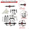 Complete Set of Metal Fasteners for RC Vehicle Chassis 1/12 Model Car with Improved Performance