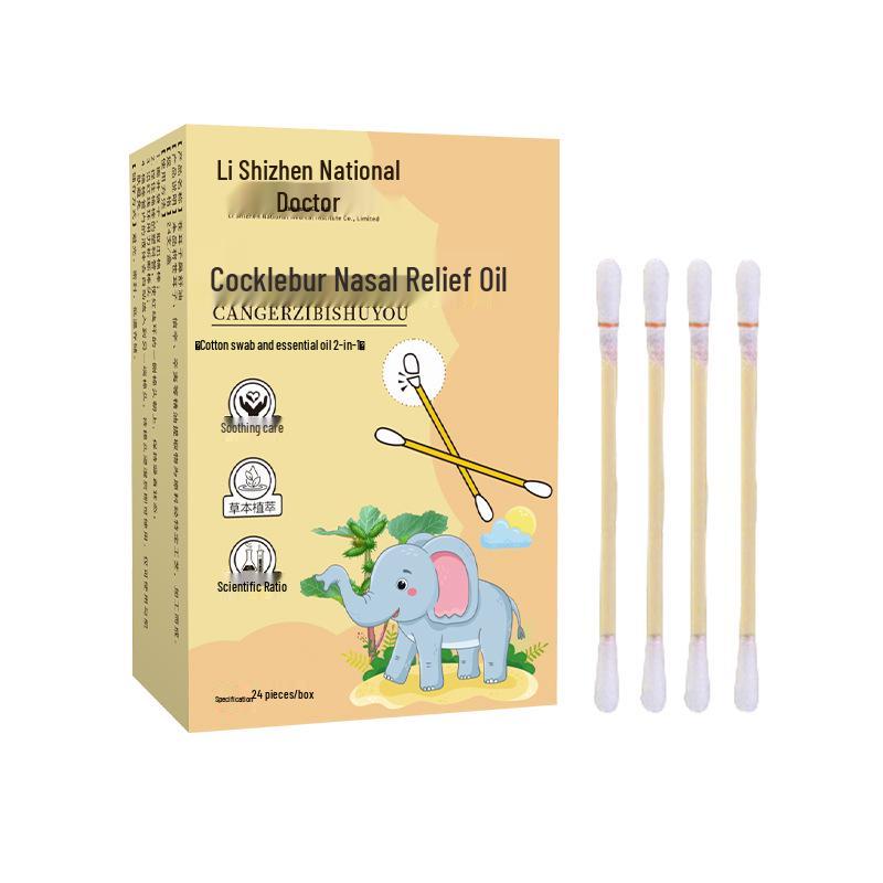 Burdock Oil Nasal Comfort Swabs – Herbal Extract for Autumn & Winter Nasal Care