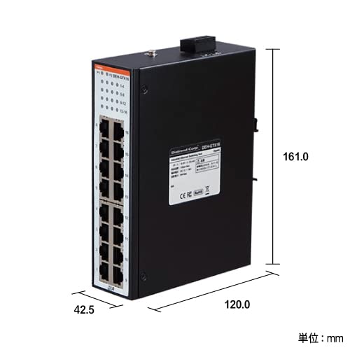 Diatrend Industrial Ethernet Switching Hub Gigabit Type DEH-GTX16