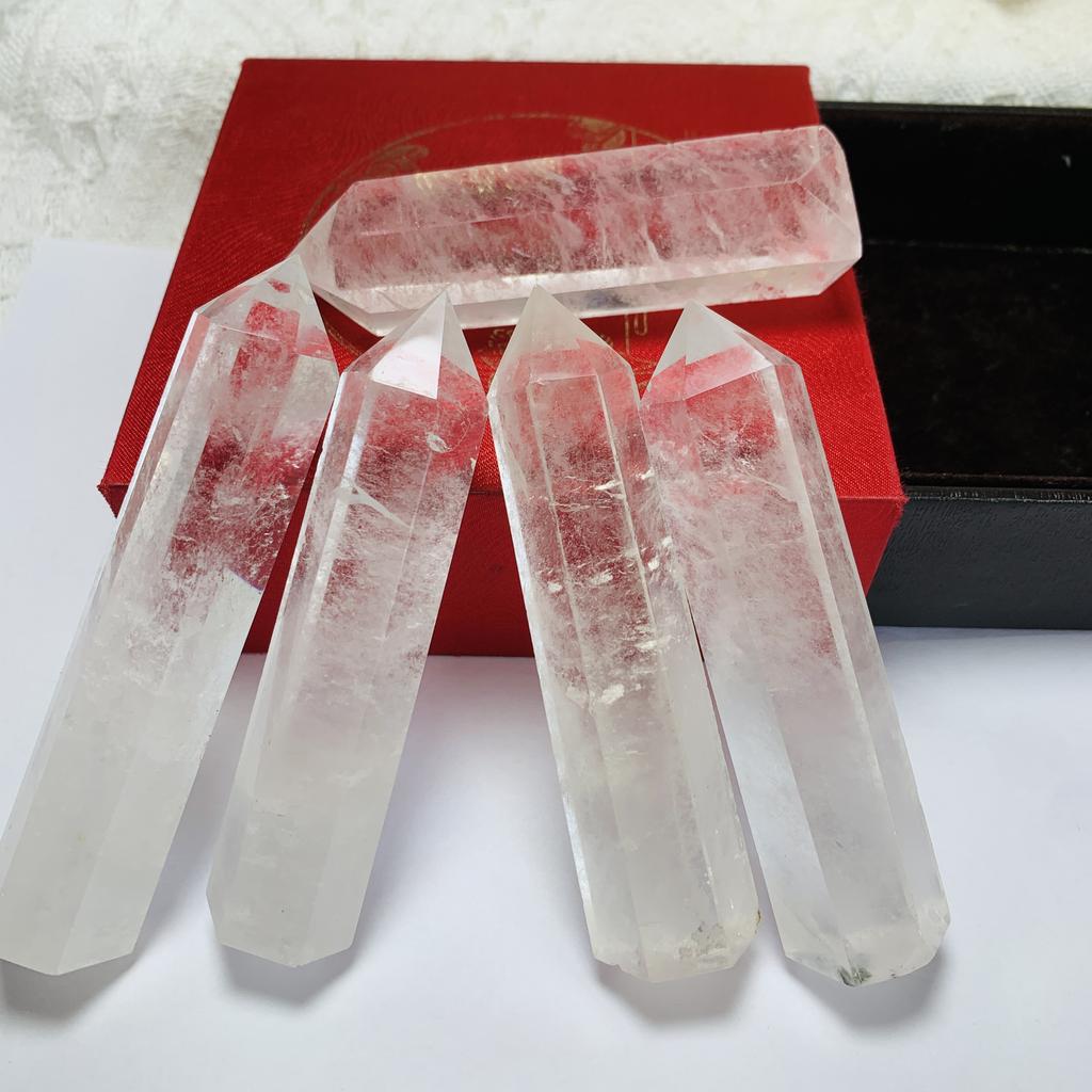 Natural Crystal Tower Clear Quartz Point Tower for Fengshui Ornaments