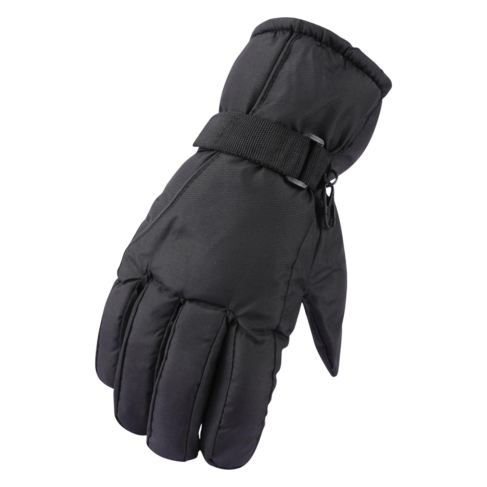 

Winter Windproof And Warm Ski Gloves, Unisex, Suitable For Running And Skiing In Cold Weather, Exquisite Fleece-lined Gloves. One Size
