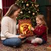 Countdown to Christmas 24 Days 3D Highland Cow Advent Calendar 2026, Festive Gift Box with Cute Farm Cattle Mini Figurines for Holiday Desk Ornaments