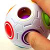 Rainbow Puzzle Ball Magic Speed Cube Ball Fun Stress Reliever Magic Ball Sensory Toys Puzzle Fidget Ball For Kids Autism Adults