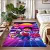 PAW Patrol Print Crystal Velvet Plush Rug Anti?Slip Wear?Resistant Floor Carpet For Indoor Household Home Decoration