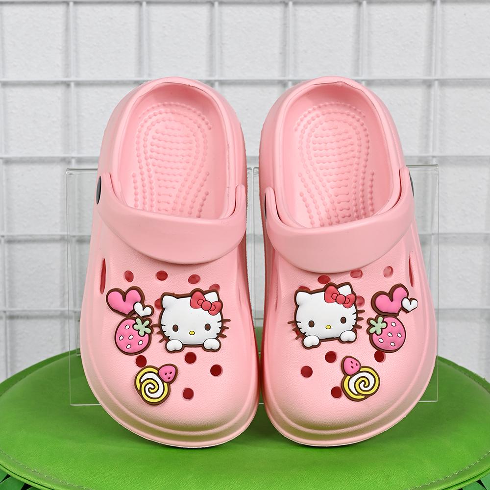 

Sanrio Hello Kitty Series Cave Slippers Shoes Lightweight Comfortable Children Slippers Outdoor Beach Shoes Summer Home Shoes 30