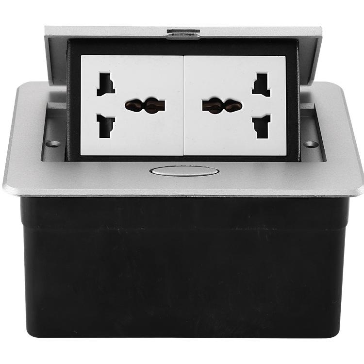 45 Module Three-Hole Pop-up Power Socket: UK, EU, German Standards for Office Desks