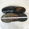 Vintage 80s-90s Allen Edmonds Hillcrest 360° Goodyear Welt Swirl Moc Shoes Size 9.5EEE 27.0-27.5cm Black(USED)