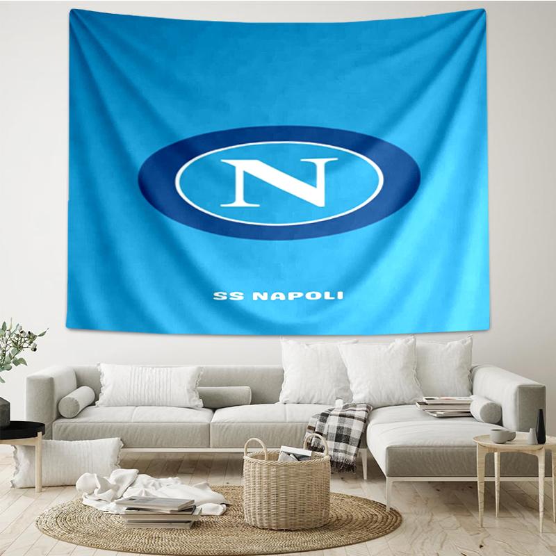 Napoli Print Tapestry, Backdrop, Easy Setup, Ideal for Bedroom, Office & Living Room, with Aesthetic Wall Hanging Decor.