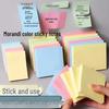 5 Color Sticky Notes: Creative, Cute, Stickable & Removable Memo Pads and Label Stickers