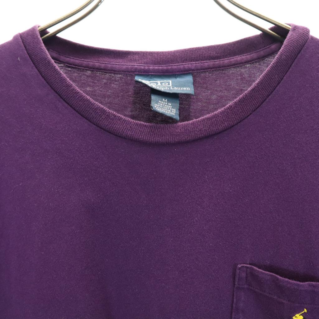 Polo by Ralph Lauren Short sleeve T-shirt M purple Poke T Men's Used