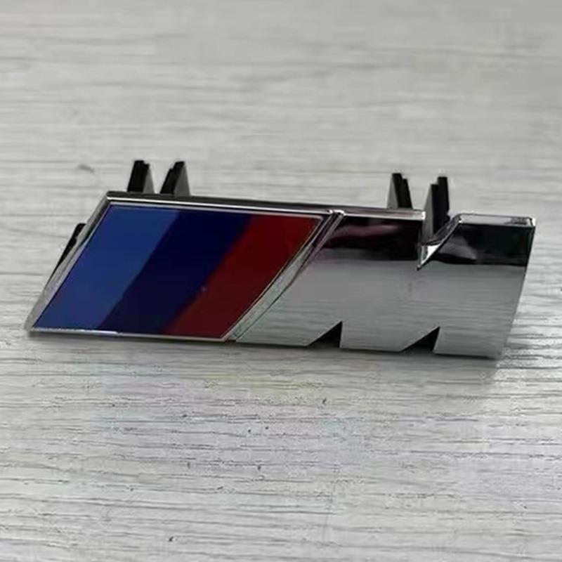 NEOW3 3D Car Front Grille M Badge Emblem Decoration Accessories For Bmw Performance M E46 E90 F20 E39 F10 X3 E83 E61 E91 E87 E60 E93