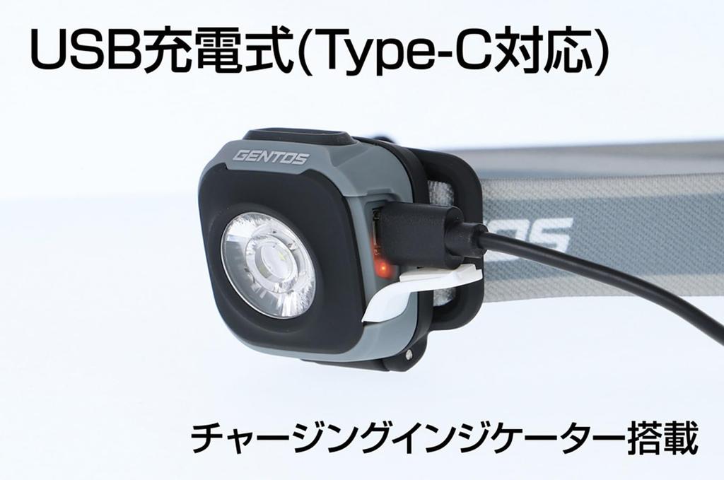 GENTOS LED USB 360 2 Hours of Operational Requires Dedicated Rechargeable CP Series CP-360RWG Headlamp, Rechargeable, Lumens, Lighting,