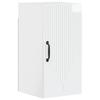 Bathroom Wall Cabinet HOORN High Gloss White 30 X 31 X 59 Cm