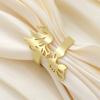 EUEAVAN Mythical Phoenix Ring Stainless Steel Exquisite Rebirth Phoenix Bird Adjustable Ring for Women Birthday Jewelry Gift
