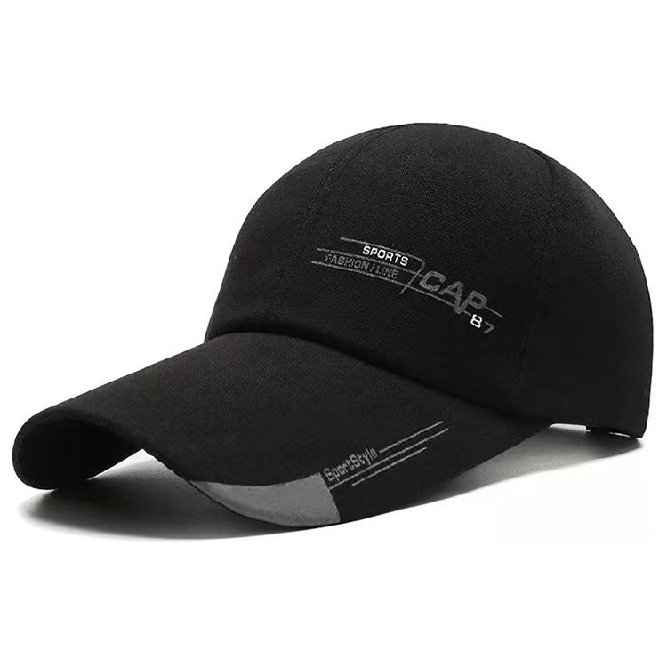 ODM High Quality Competitive Price Autumn Unisex Sports Baseball Cap with Custom Logo Image Design Adjustable 56-60cm чёрный