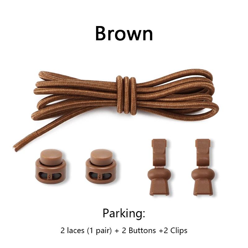 1 pár Elastické tkaničky Tkaničky do bot bez zavazování Unisex Rychlé tkaničky Kulaté gumičky Líné tkaničky Sportovní tkaničky do bot