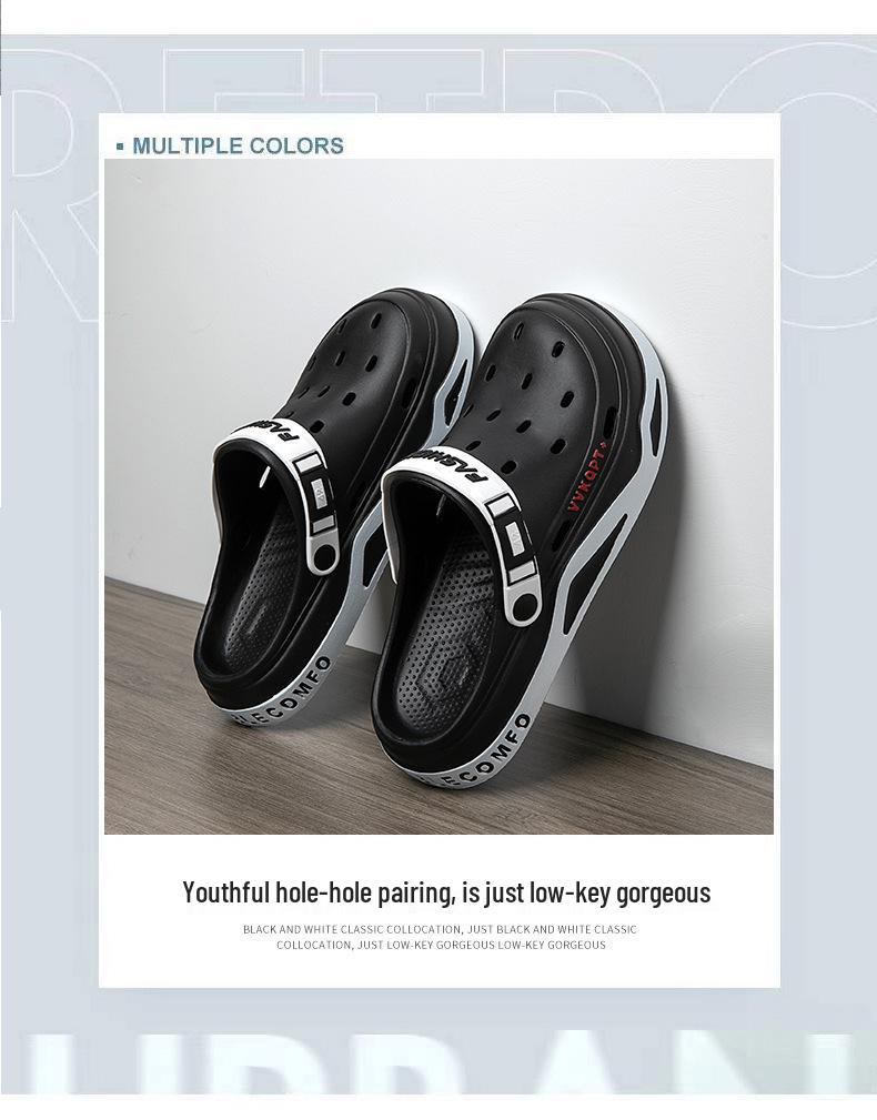 Sandalias y Zapatillas EVA Baotou para Hombre - Verano Antideslizantes Estilo Coreano Zapatos de Playa