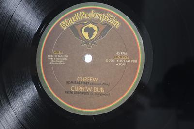 10inch Record ADMIRAL TIBET / BROTHER CULTURE - Curfew / Protection BR1029 BLACK REDEMPTIO 2011 US Reggae, Ska & Dub Used