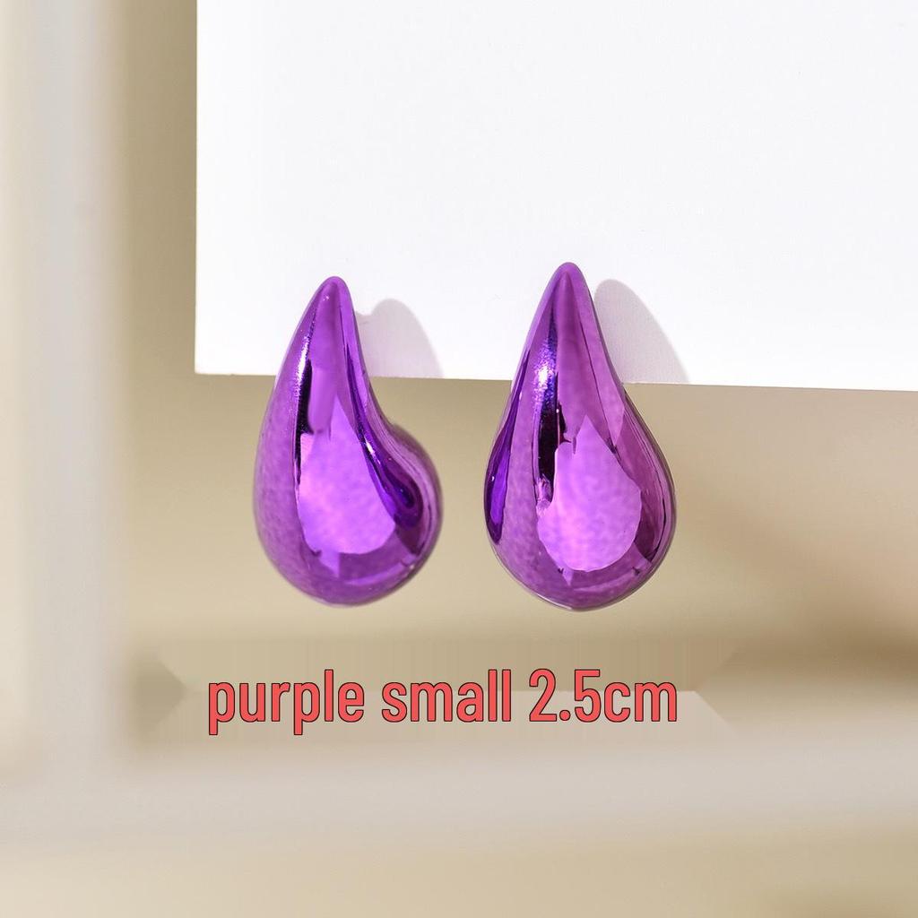 Plump Water Drop Acrylic Dangle Earrings - Simple & Fashionable Jewelry for Women