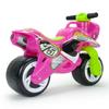 Trotteur Moto Tundra pour Fille - INJUSA - 2 Roues - Poignée Parents - Décoration IML Résistante - Rose