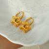 Korean simple lucky little star love necklace sweet versatile small fresh earrings age-reducing women's jewelry set