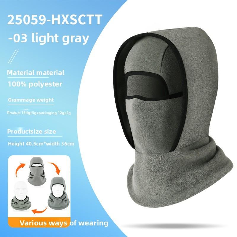Cold Weather Cycling Mask With Double Layer Fleece For Men And Women