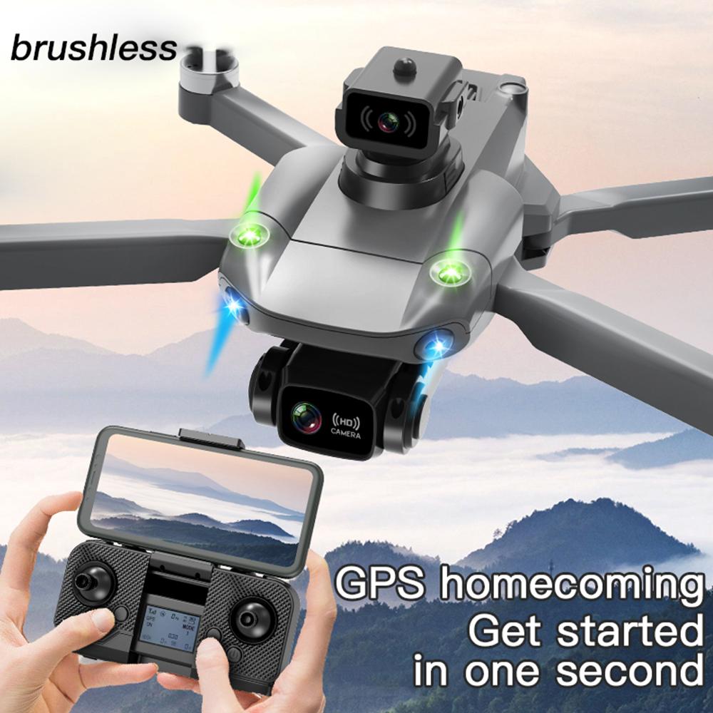 New K998 8K HD Dual Camera Drone Intelligent Obstacle Avoidance Quadcopter GPS WIFI Brushless RC Helicopter Children's Toys