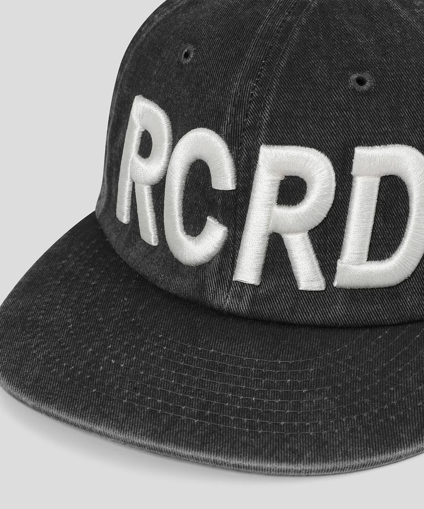 SLOW RECORD HOUSE Vintage Washed Rcrd Cap_Charcoal