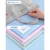Zippered Document A4 with 2 File File Office Cross Stitch Travel Storage Nylon and PVC Pouch, Size, Water-Repellent, Handle, Pockets, Bag, Case,