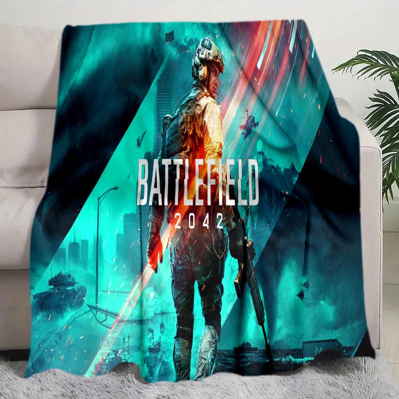 Cyberpunk Soldier Blanket Soft Comfortable All Seasons Perfect Sofa Office Naps Trips Birthday Christmas Gift