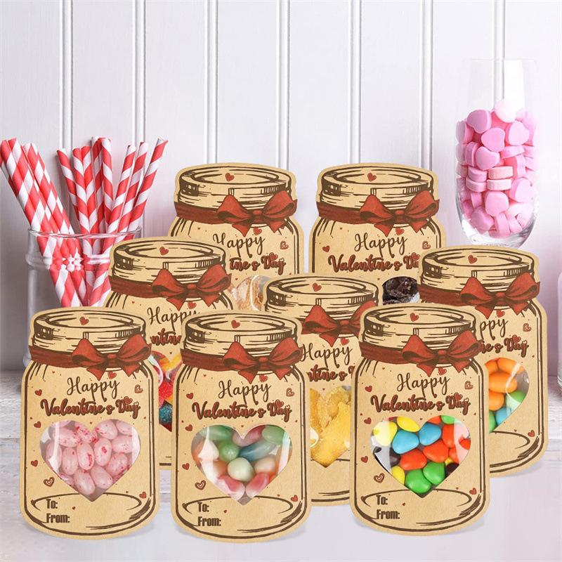 

30 штук День святого Валентина Спасибо Крафт-бумажные бирки Подвесные бирки Рождество Новый год Вечеринка Подарочные карточки Домашний декор United States