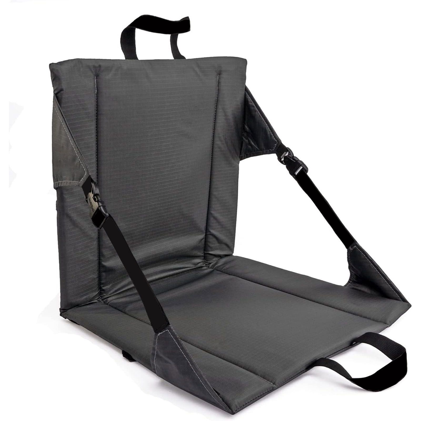 

Outdoor Thickened Stain-Resistant Seat Cushion Camping Portable Seat Cushion Seat Cushion with Backrest сірий