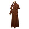 Medieval Retro Mens Steampunk Trench Coat Gothic Jacket Costume Cosplay