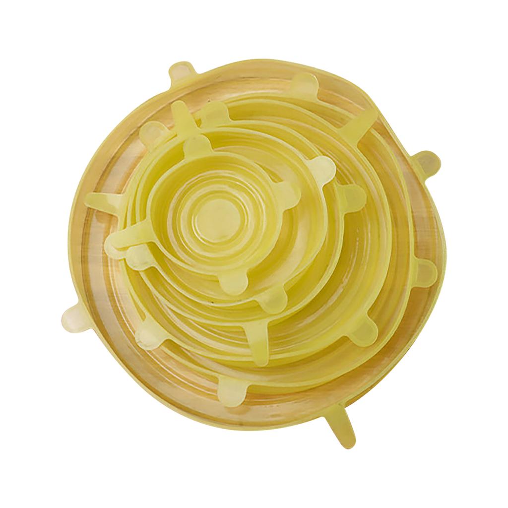 Silicone Food Cover, Reusable Stretchable Sealing for Heat Retention and Food