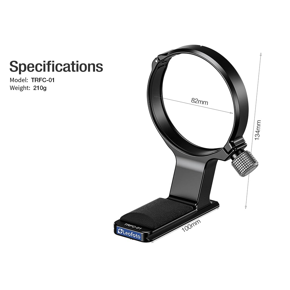 Leofoto Lens Foot for Tamron Di III VC VXD with Compatible QD Socket TRFC-01 150-500mm F/5-6.7 Arca-Swiss