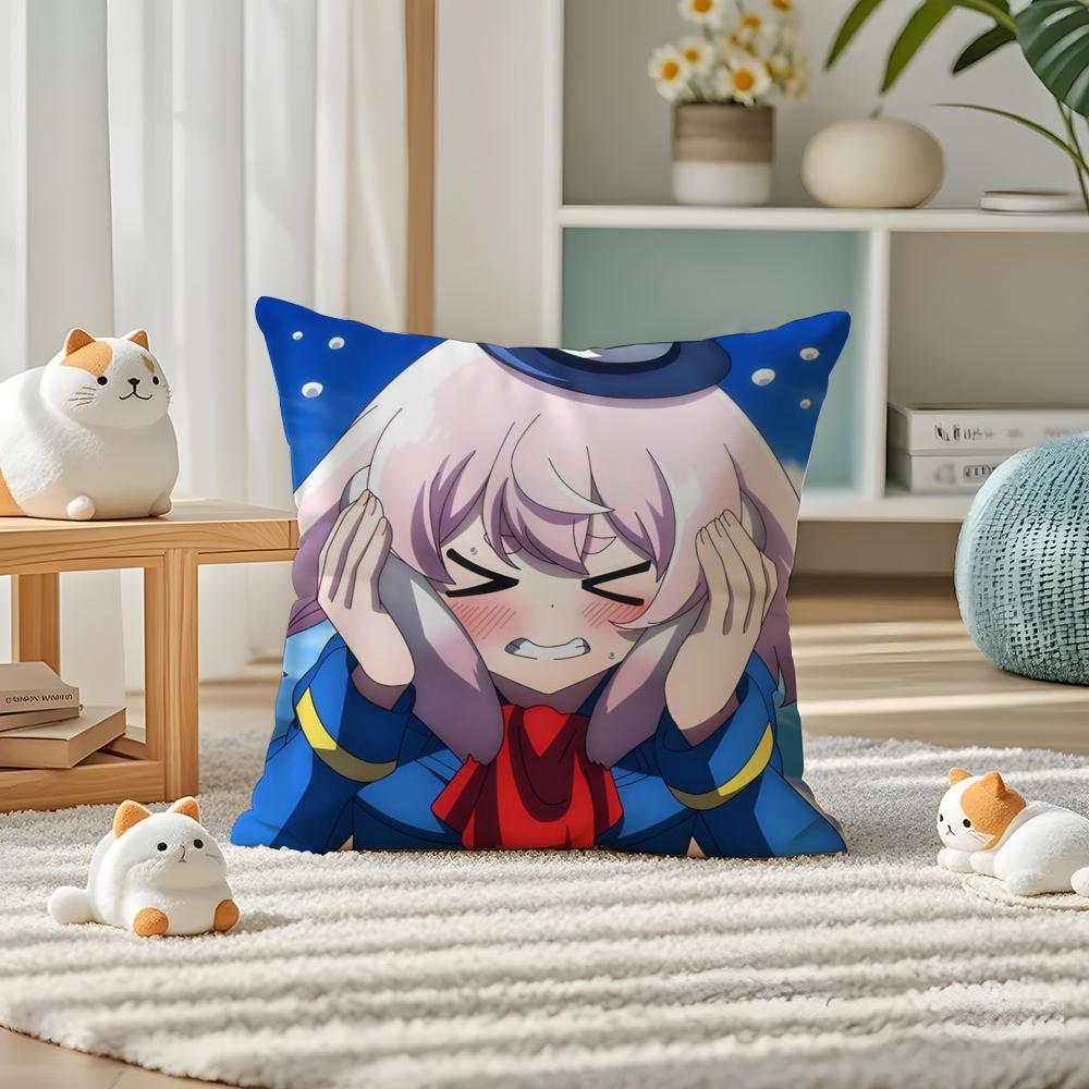 Anime ShangriLa Frontier Pillow Case Silky elegant Comfort Sofa Bed Invisible zipper 30X30cm