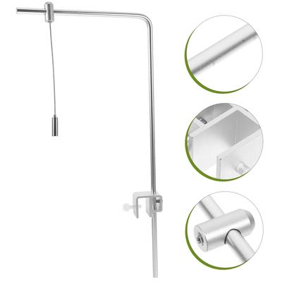 2Pcs Aquarium Light Mount Adjustable Aluminum Alloy Stand High Brightness Tank Light Holder for Freshwater Saltwater Fish Tanks