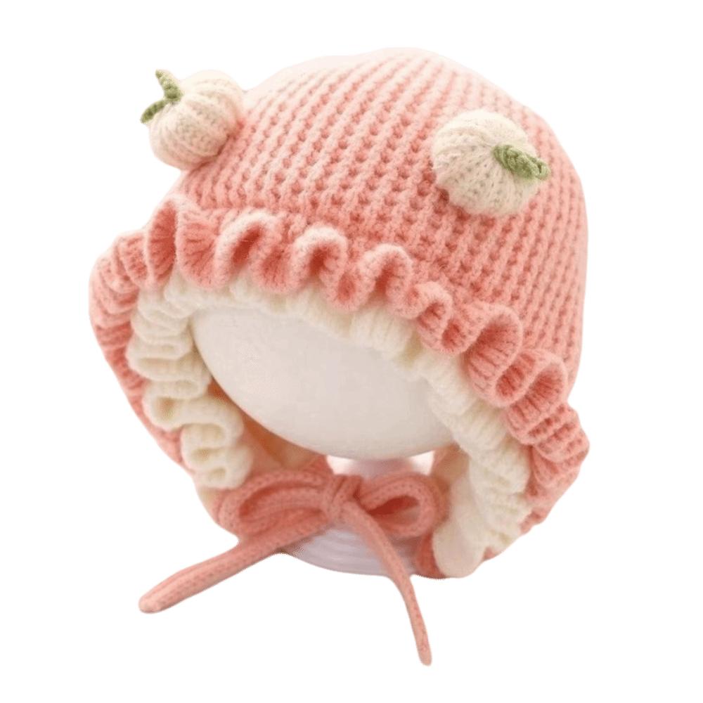 Soft Infant Winter Hat Warm Girls Knitted Hat Fashion Toddler Earflap Cap