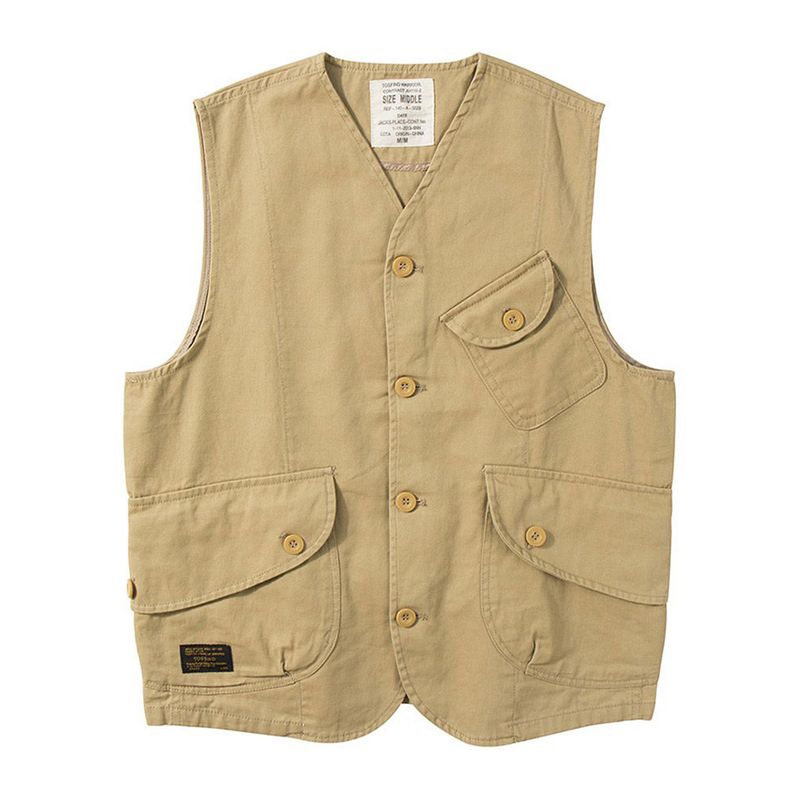 Tooling Style Fishing Photography Director Youth Casual Vest
