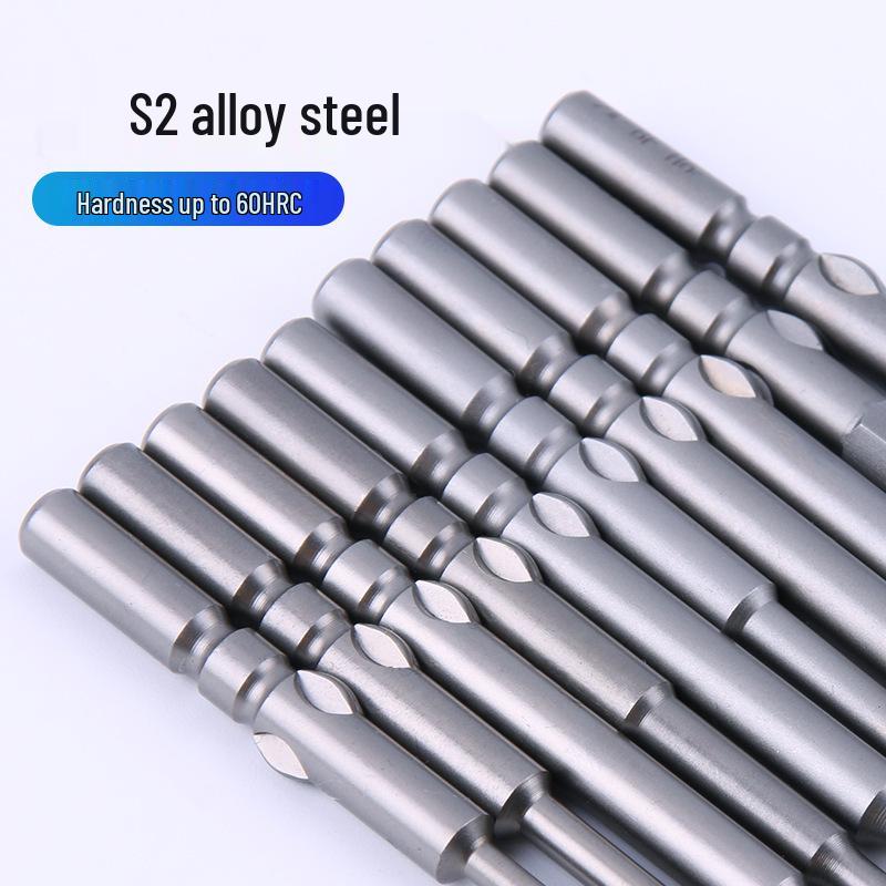 BuFan 6mm Hex Socket Screwdriver Bit Set - S2 Material, High Strength, Strong Magnetic, Multi-Spec Specifications.